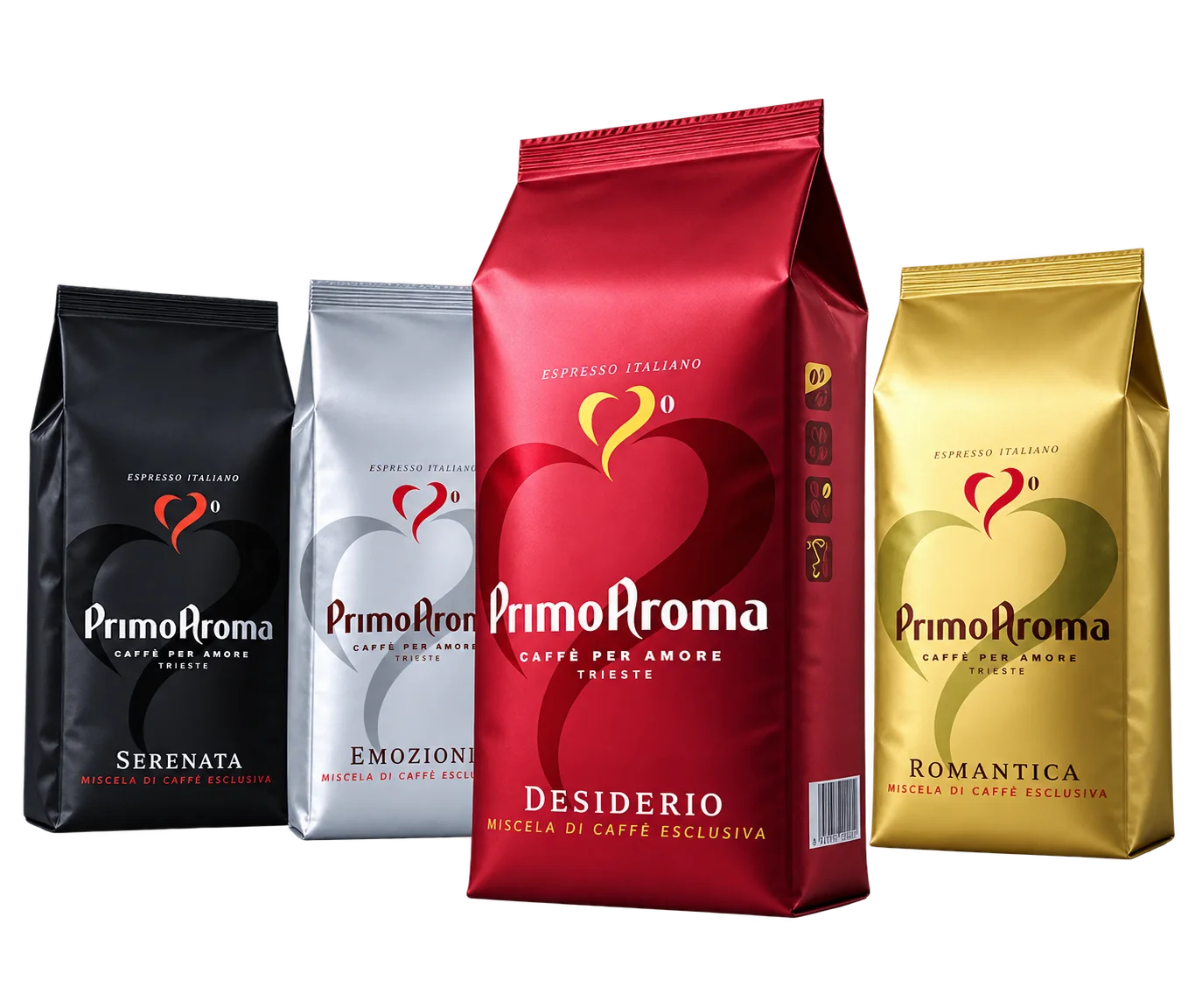 Caffè Quattro Probierpaket 4 × 1 kg