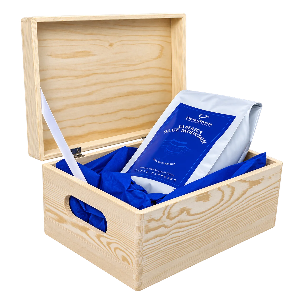 Jamaica Blue Mountain Holz-Geschenkbox 1 kg