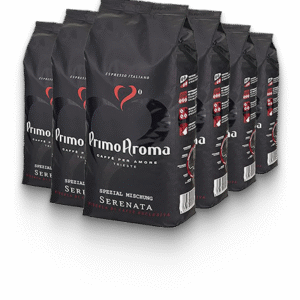 Serenata 100 % Arabica / 12x1kg ganze Bohnen, Primo Aroma Sorten feinste Arabica Qualität