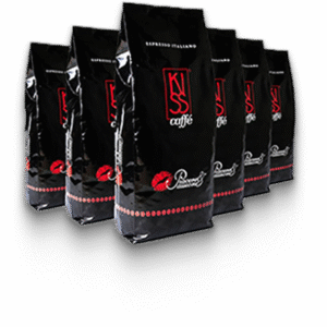 Kaffee Crema Kiss Caffé 12x1kg ganze Bohnen