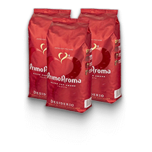 Espresso Kaffee Desiderio 3x1kg ganze Bohnen