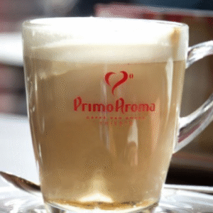 Primo Aroma Latte Macchiato Glas mit Glasteller